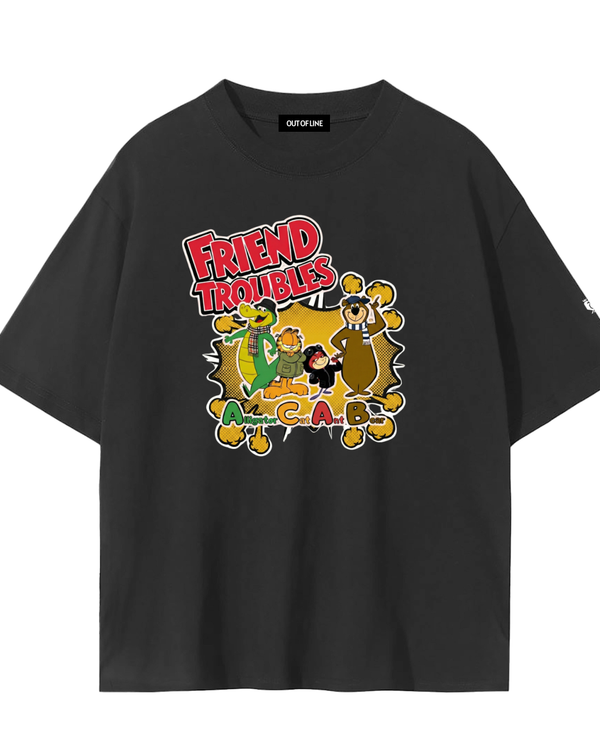 RUFF FRIEND TROUBLES — Black