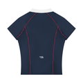 Women’s Slim Fit Quarter-Zip Polo Shirt