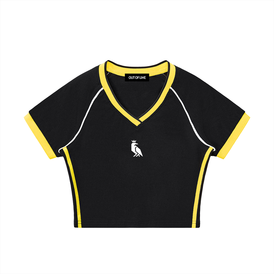 RUFF BASELINE — Negro/Amarillo