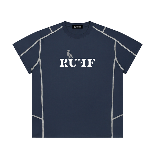 Unisex Contrast Stitch  Regular Fit T-Shirt