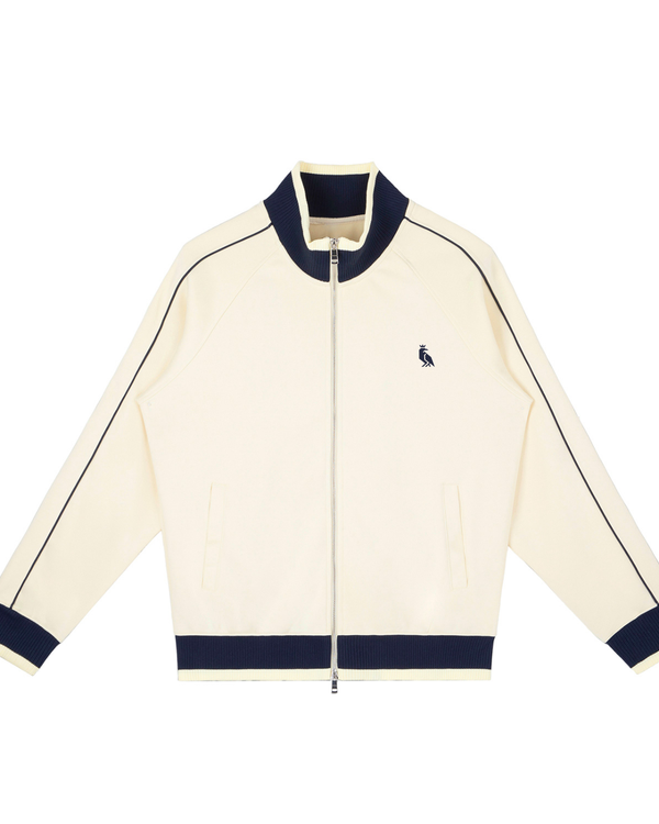 Color Block Raglan Sleeve Zip Track Jacket