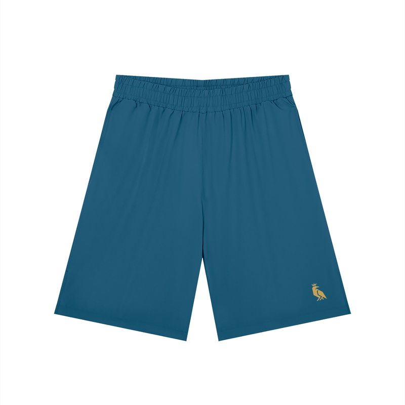 Men’s Solid Elastic Waist Shorts