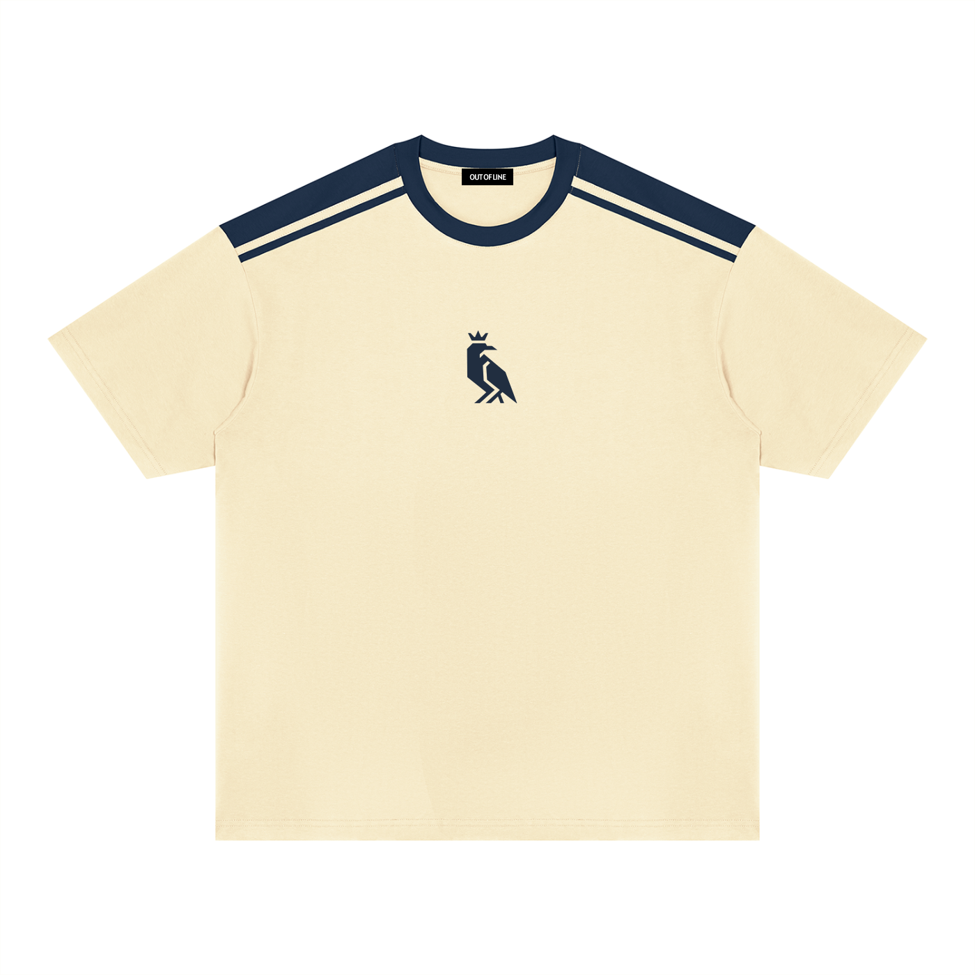 Camiseta RUFF CASACA en crema, imagen 1 de 4
