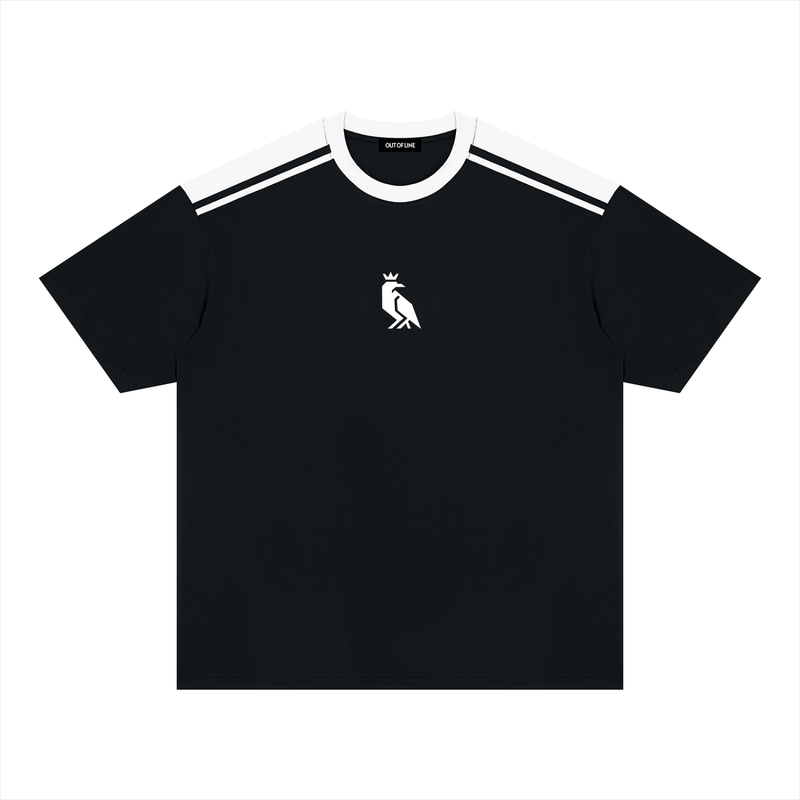 Unisex Color Block Loose T-Shirt