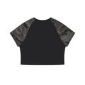 Women’s Camo Raglan Crop T-Shirt