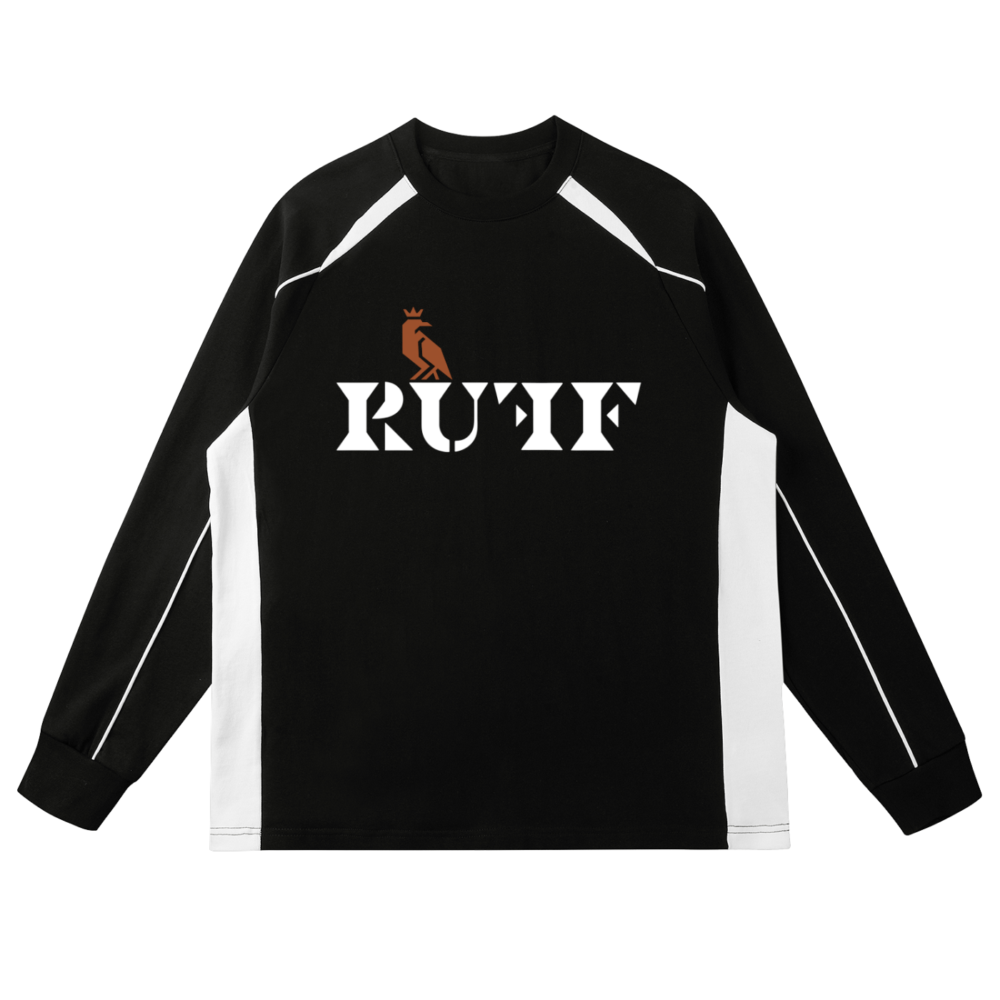 Contrast Panel Raglan Sweatshirt