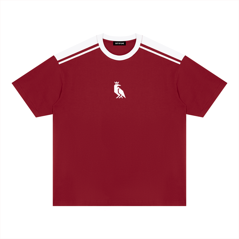 Unisex Color Block Loose T-Shirt