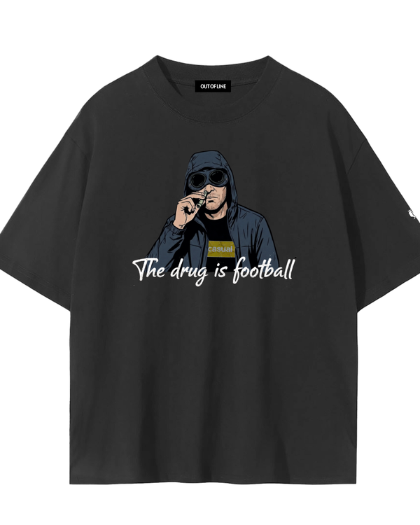 RUFF THE DRUG IS FOOTBALL — Black