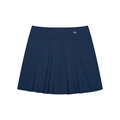 Women's A-Line Contrast Panel Slit Skirt