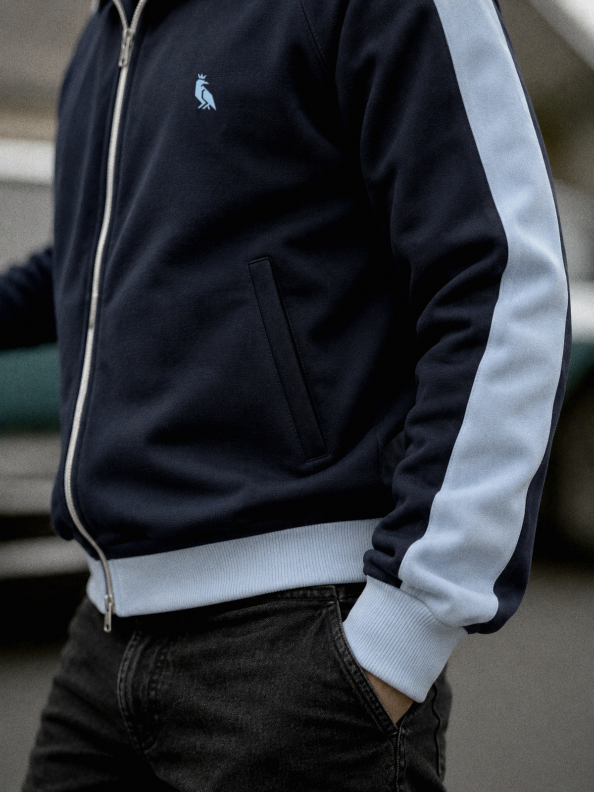 RUFF TRACKSUIT CLASSIC — Azul Marino / Azul Cielo