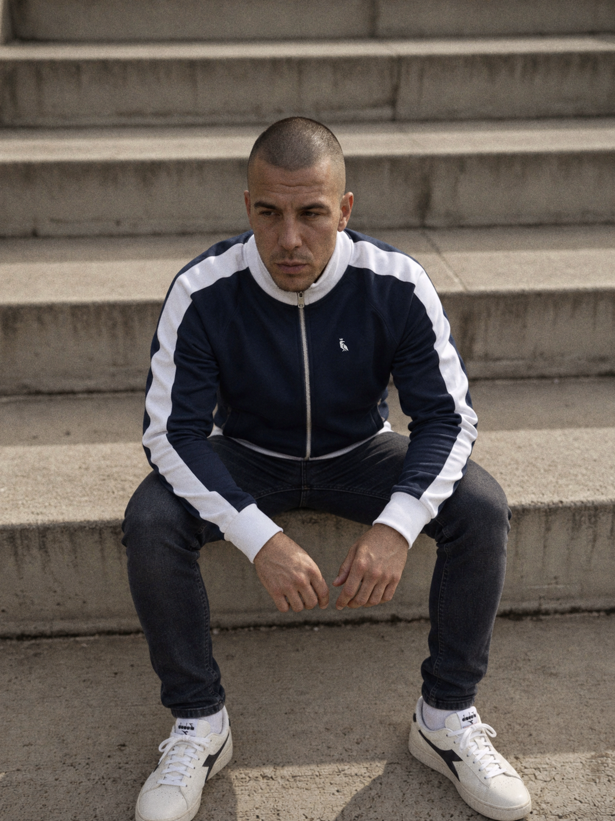 RUFF TRACKSUIT CLASSIC — Azul Marino / Blanco