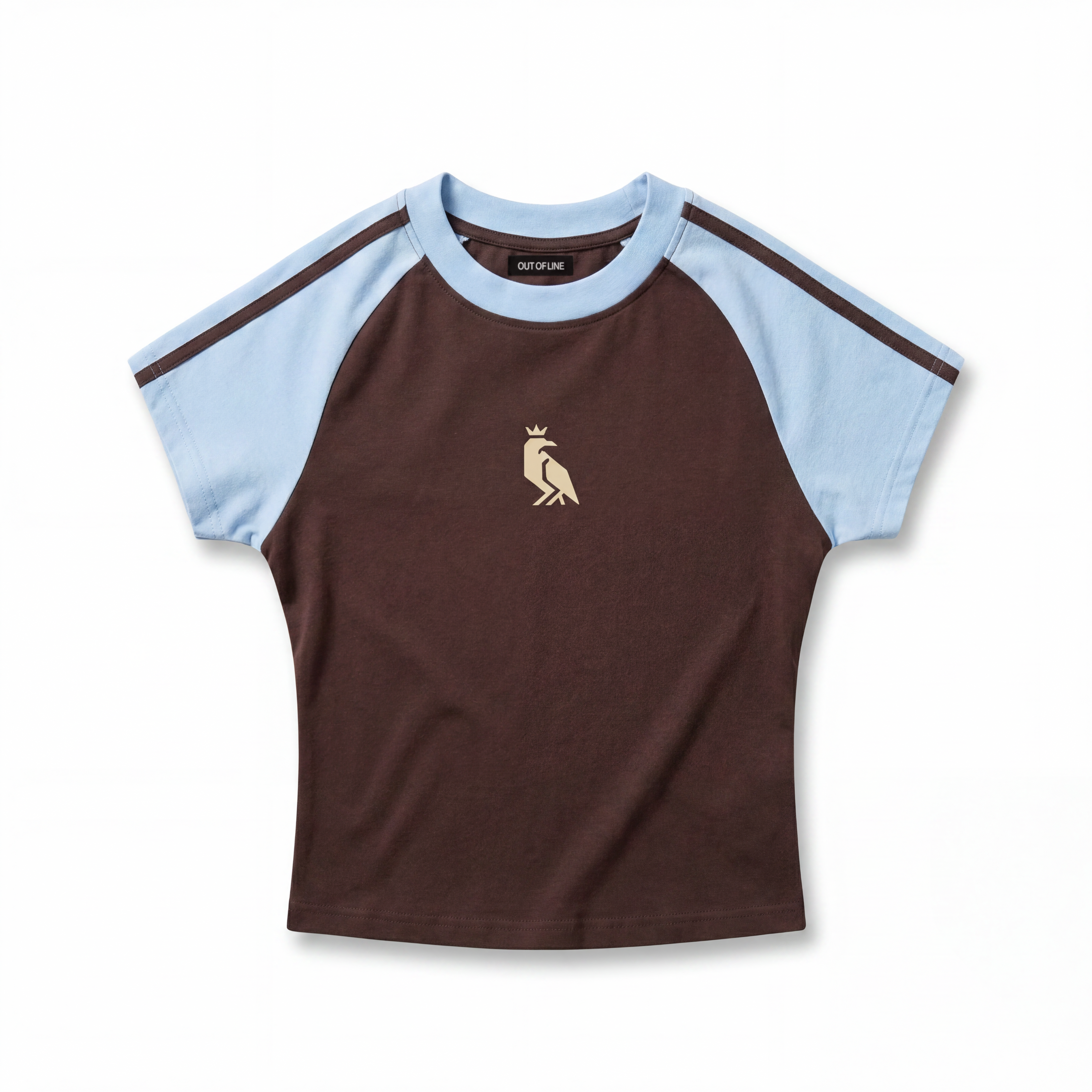 Camiseta RUFF SIDELINE en marrón, imagen 1 de 4