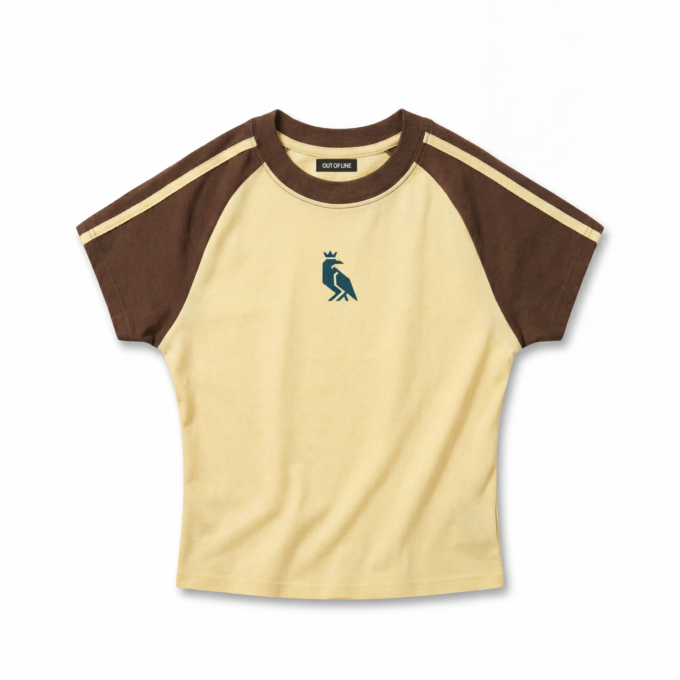Camiseta RUFF SIDELINE en dorado, imagen 1 de 2