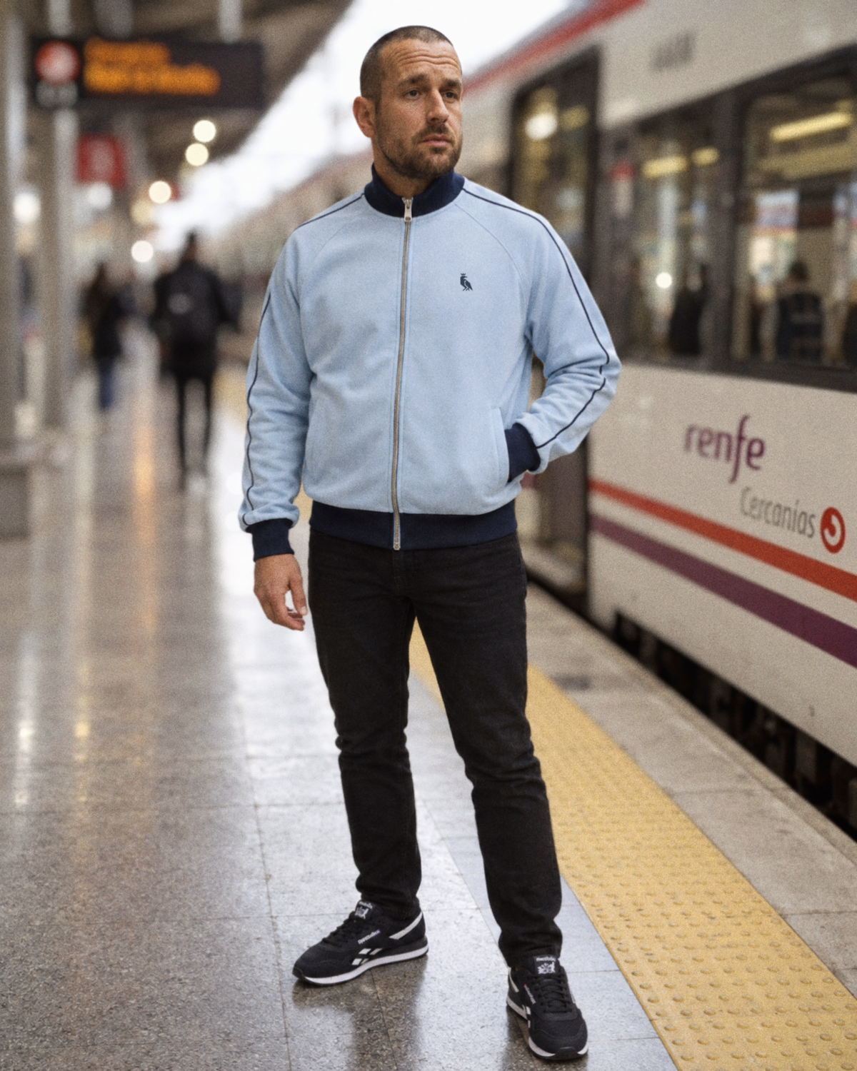 RUFF TRACKSUIT RAGLAN — Azul Cielo