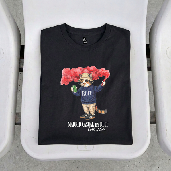 Camiseta MADRID CASUAL Negra