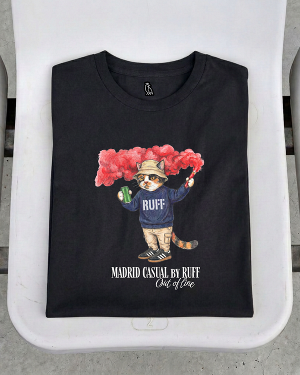 Camiseta MADRID CASUAL Negra