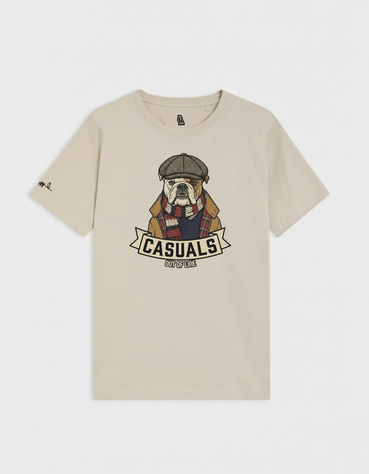 Camiseta Casual Trad Beige