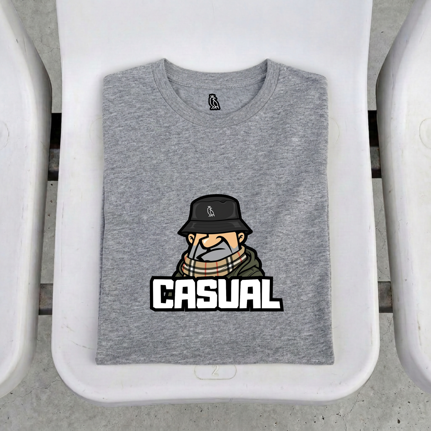 CAMISETA SUNDAY CASUAL GRIS