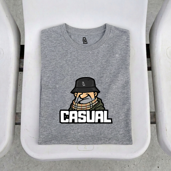 CAMISETA SUNDAY CASUAL GRIS
