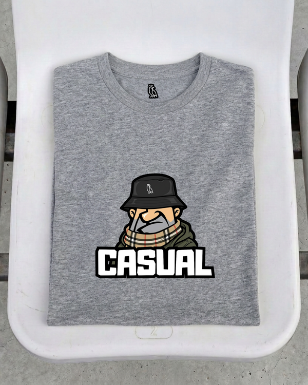 CAMISETA SUNDAY CASUAL GRIS