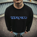 Sudadera "OUT OF LINE" Blue/Black | Heavyweight Terracewear Ruff