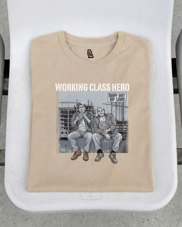 Camiseta Working Class Hero Beige