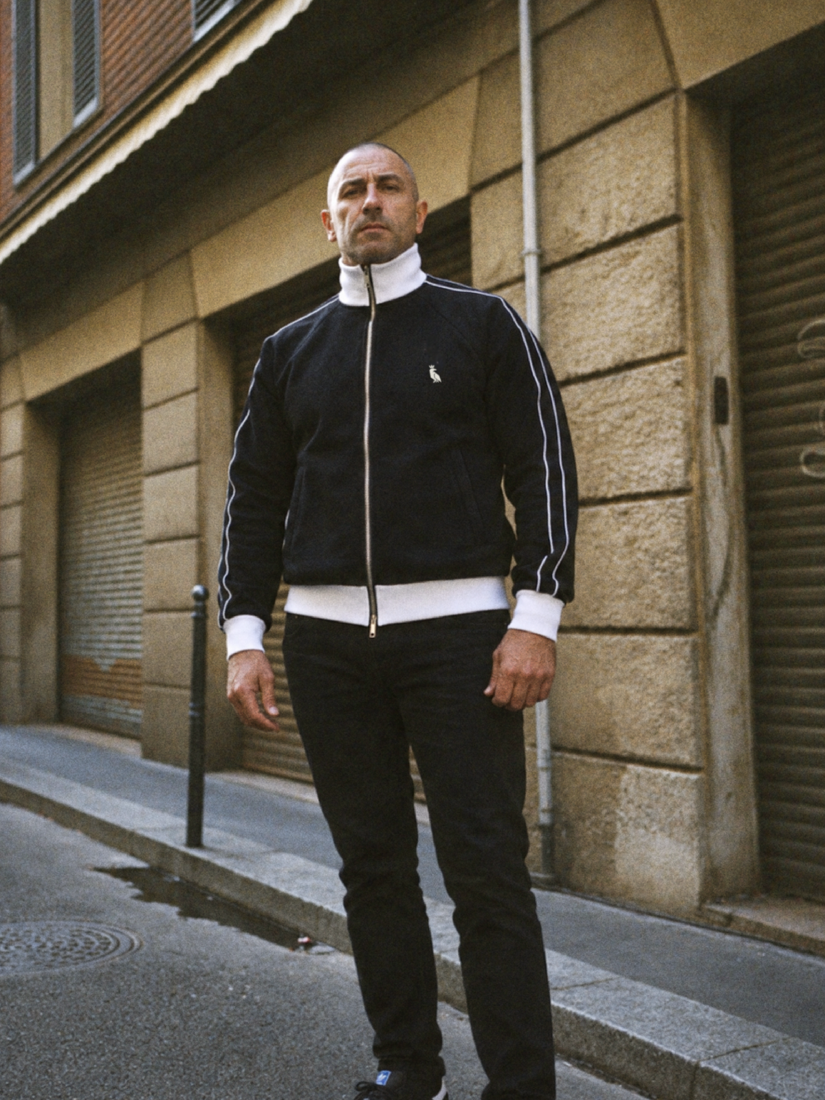 RUFF TRACKSUIT FLEECE — Negro