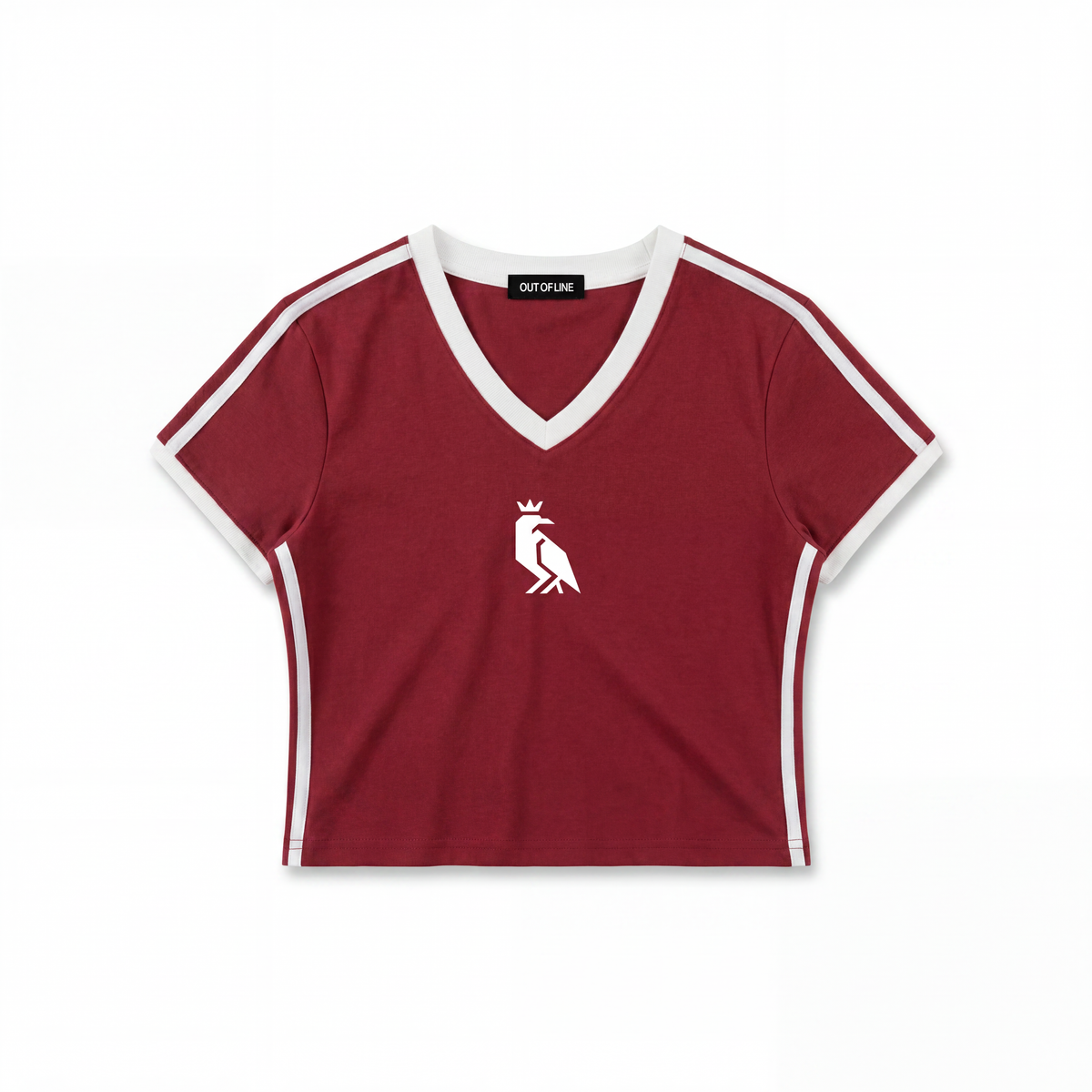 Camiseta RUFF OFFSIDE en rojo, imagen 1 de 4