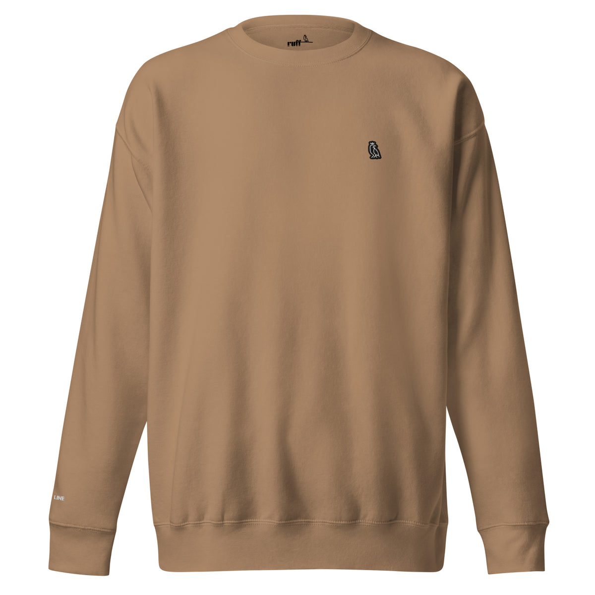 Sudadera RUFF LISO beige, vista frontal