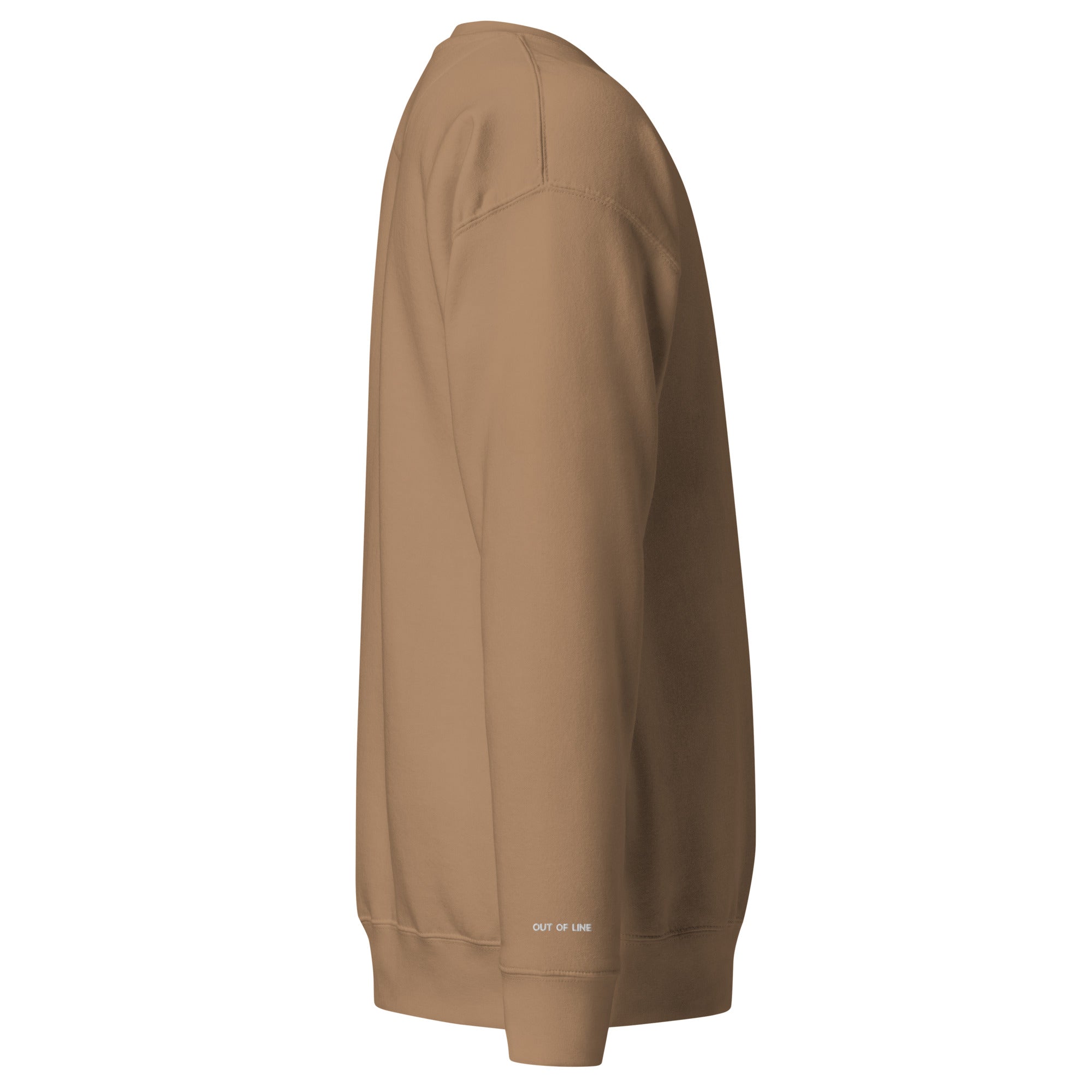 Sudadera RUFF LISO beige, vista lateral