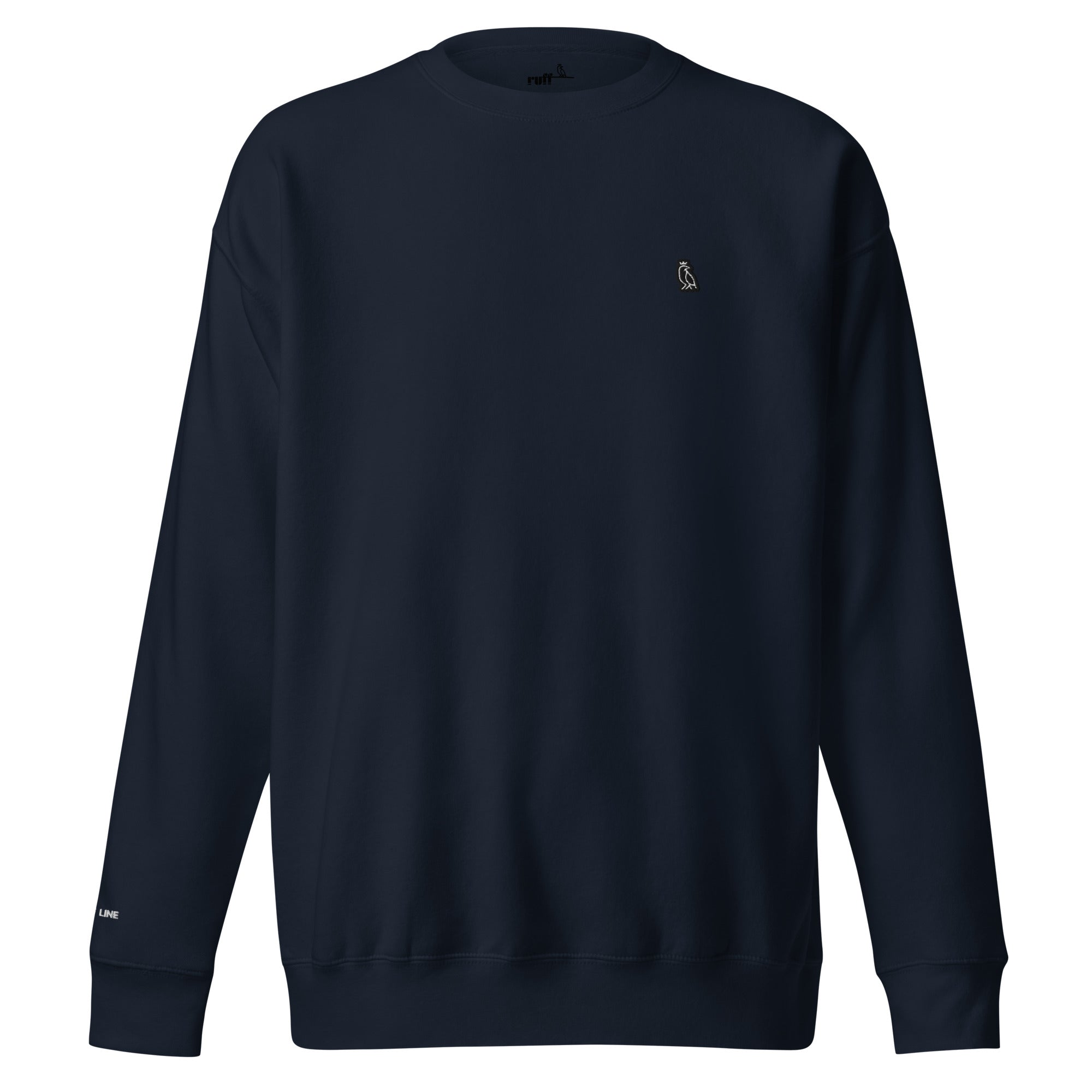 Sudadera RUFF LISO azul marino, vista frontal