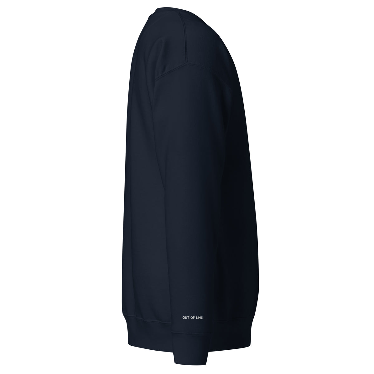 Sudadera RUFF LISO azul marino, vista lateral